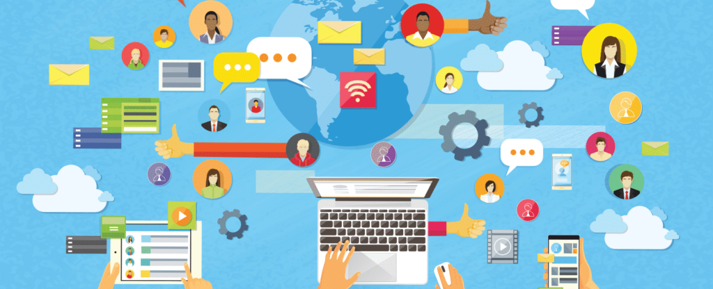 Social Media Interaktion - eCommerce-Website