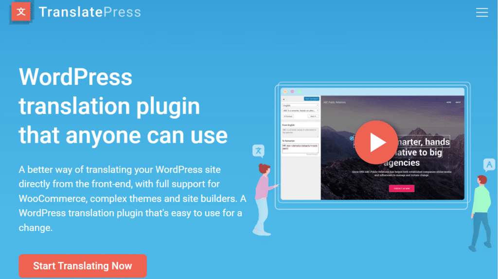 TranslatePress Plugin für WordPress