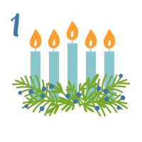 Adventskalender Tür 1