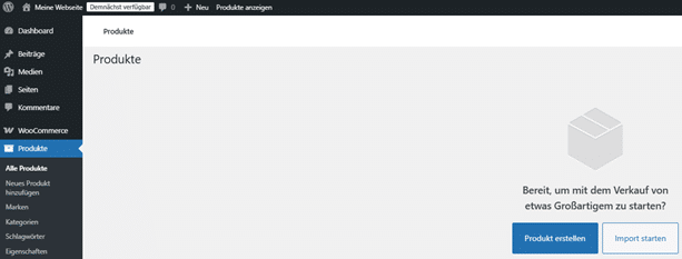 Über die intuitive WooCommerce Oberfläche legst Du neue Produkte an und definierst deren Eigenschaften