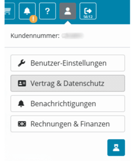 do.de - Menü Benutzereinstellungen