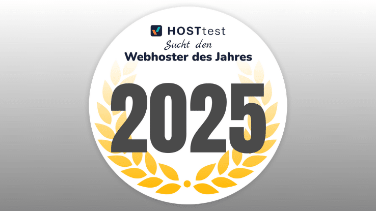 Logo - Webhoster des Jahres 2025
