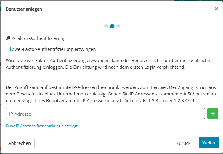 Benutzer anlegen für Domain-Freigabe 
