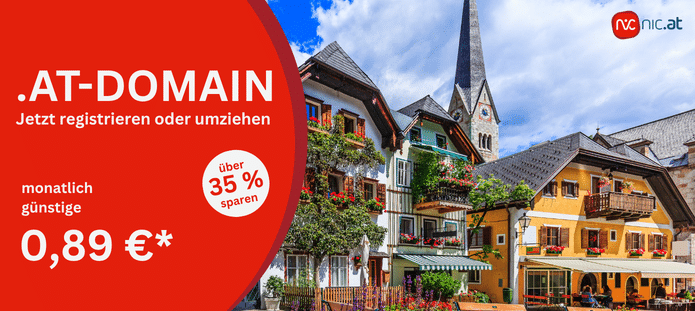 September-Promo at-Domains für 89 Cent / Monat