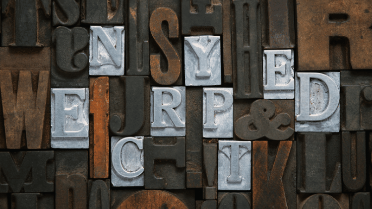 "encrypted" letters